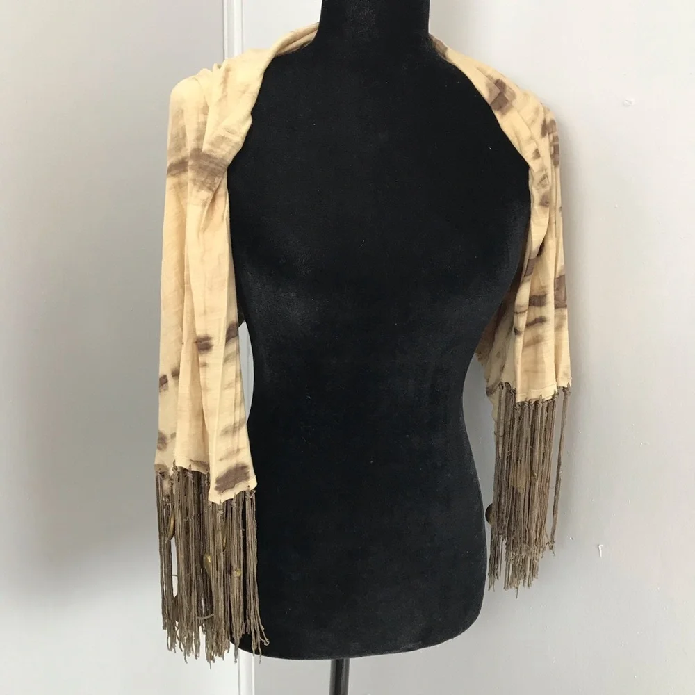 Tolani Tie Dye Scarf Fringe